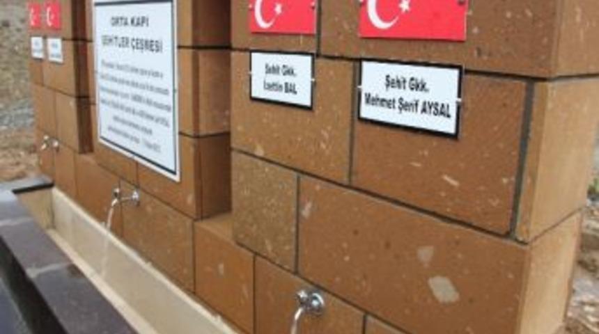 Bitlis&rsquo;te Şehit Korucular İ&ccedil;in &Ccedil;eşme Yaptırıldı