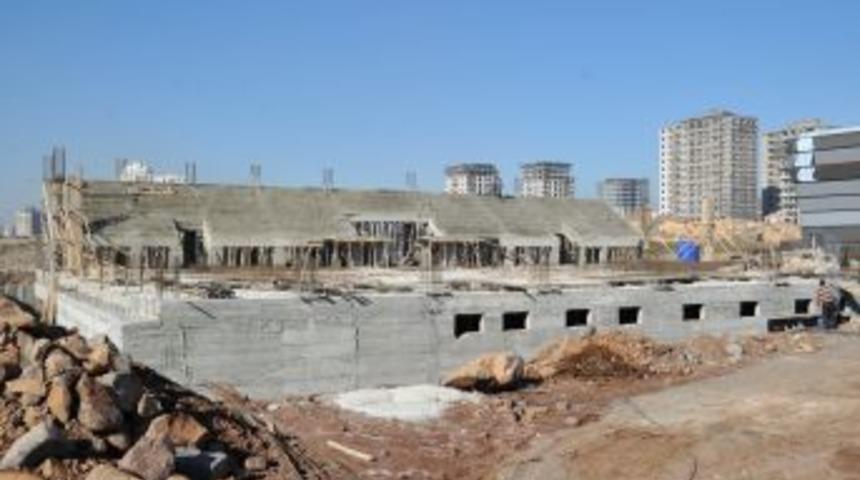 Akkent Spor K&ouml;y&uuml; Inşaatı Hızla Devam Ediyor