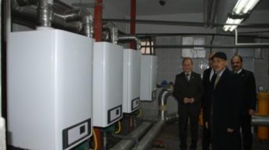 Bolu&rsquo;da End&uuml;stri Meslek Lisesi Doğalgaz Kullanmaya Başladı