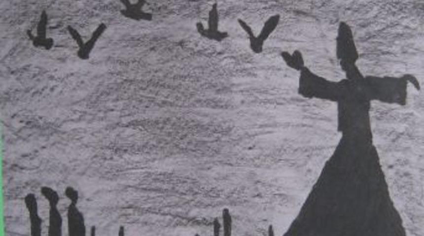 Ufuk Ortaokulu &Ouml;ğrencileri Mevlana Sergisi A&ccedil;tı