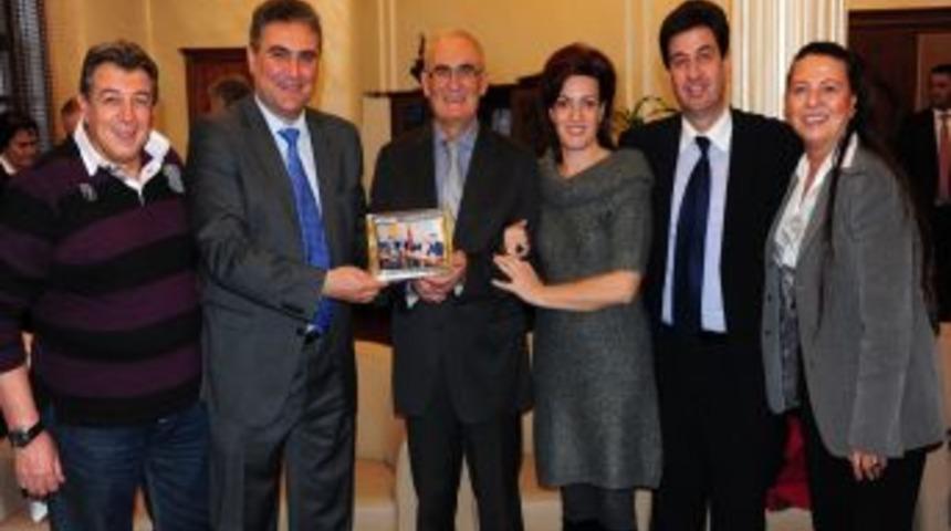 Yunanlı Heyet Samsun'da Yerel Y&ouml;neticileri Ziyaret Etti