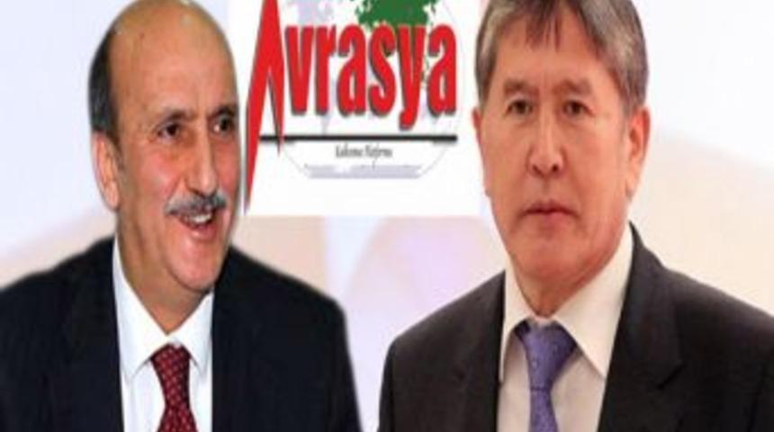 Kırgızistan Cumhurbaşkanı Atambayev, T&uuml;rk Heyeti Kabul Etti