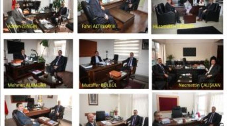 D&uuml;zce Belediye Başkanı Bayram Kurum Ziyaretlerini S&uuml;rd&uuml;r&uuml;yor