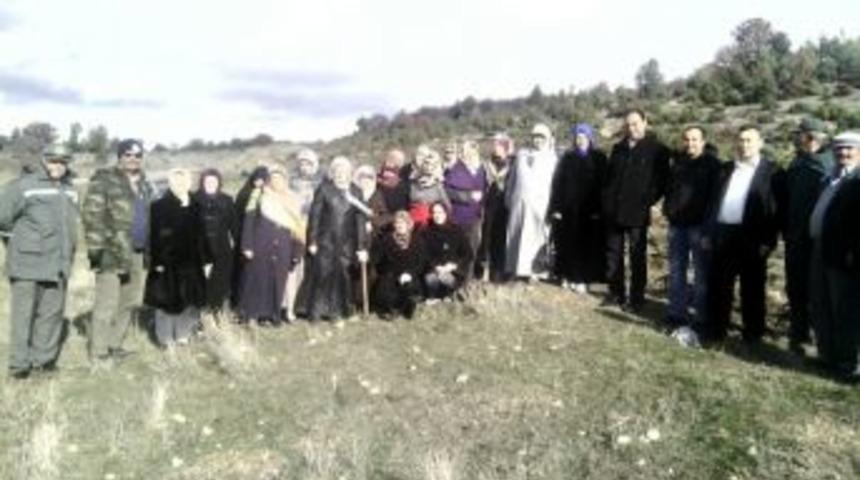 Emet'li Ak Kadınlardan 500 Fidan