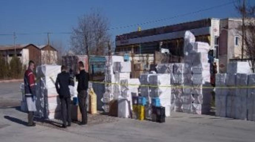 Kırıkkale'de Ka&ccedil;ak Sigara Operasyonu