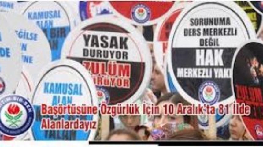 Eğitim-BirSen baş&ouml;rt&uuml;s&uuml; eylemine hazırlanıyor