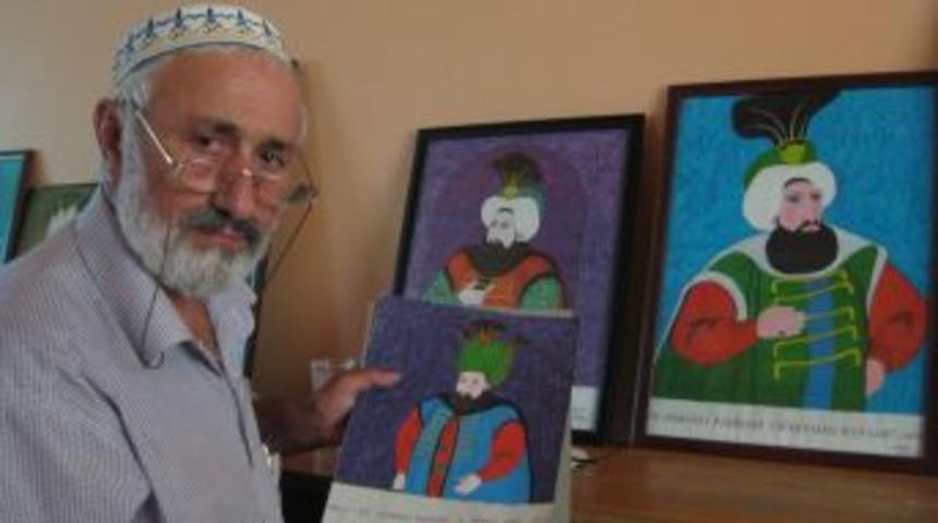 Osmanlı Hayranı &Ccedil;ift&ccedil;i, B&uuml;t&uuml;n Padişahların Resimlerini &Ccedil;izdi