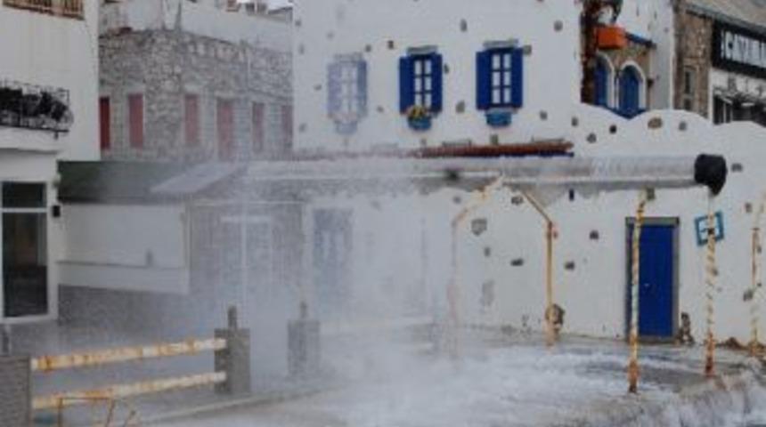 Bodrum&rsquo;da Şiddetli Lodos