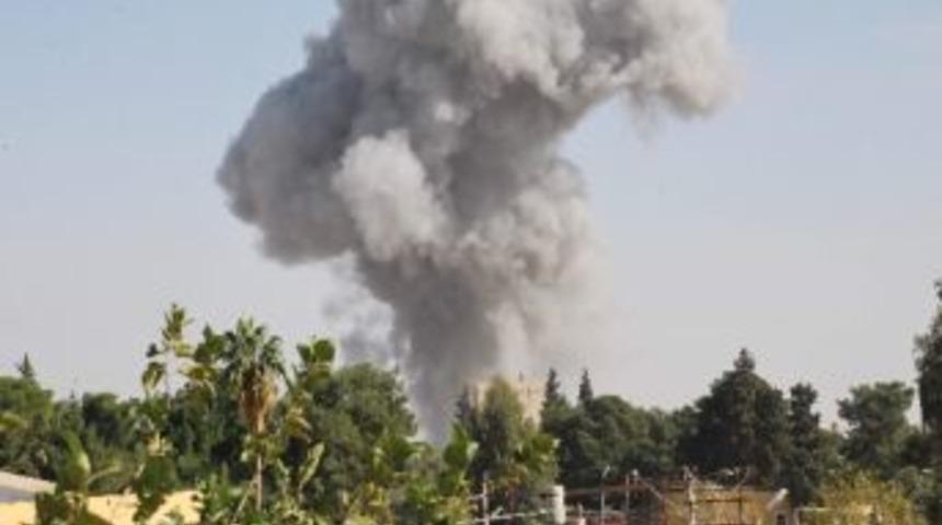 Bombardıman G&uuml;venlik Kamerasına Yansıdı