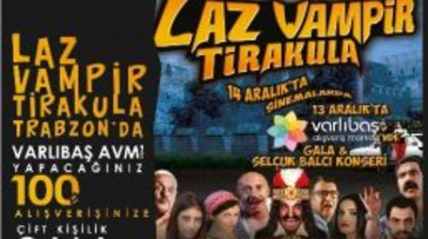 Laz Vampir Tirakula Trabzon&rsquo;da Varlıbaş Avm&rsquo;de