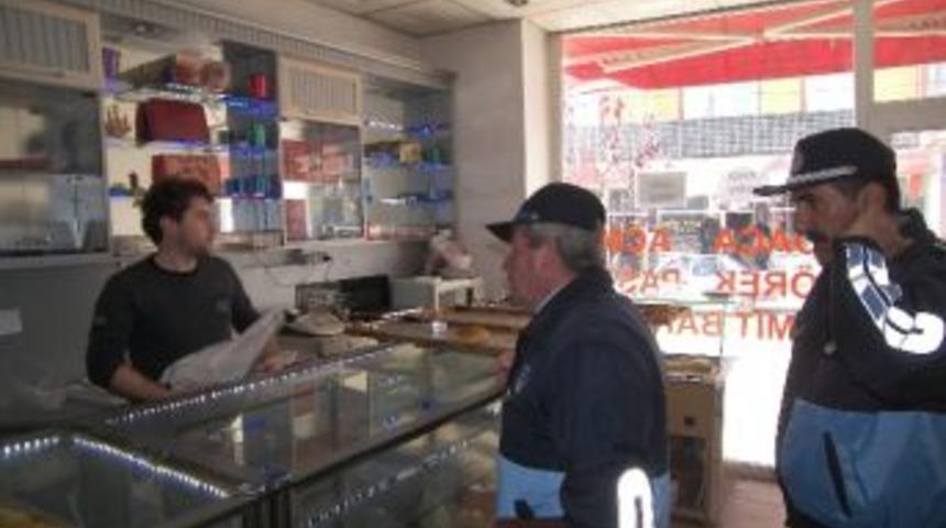 Narman&rsquo;da Zabıta Ekipleri&rsquo;nden Esnaf Denetimi