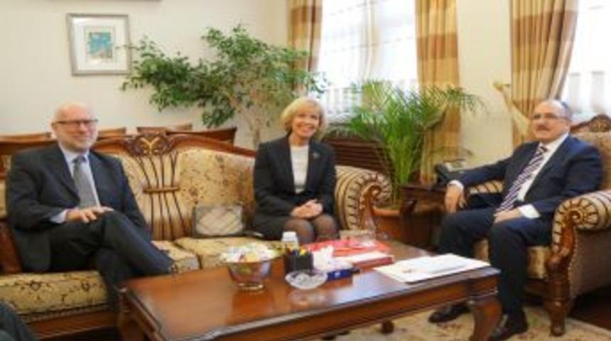 Atalay, Norve&ccedil; Savunma Bakanı Erichsen'i Kabul Etti