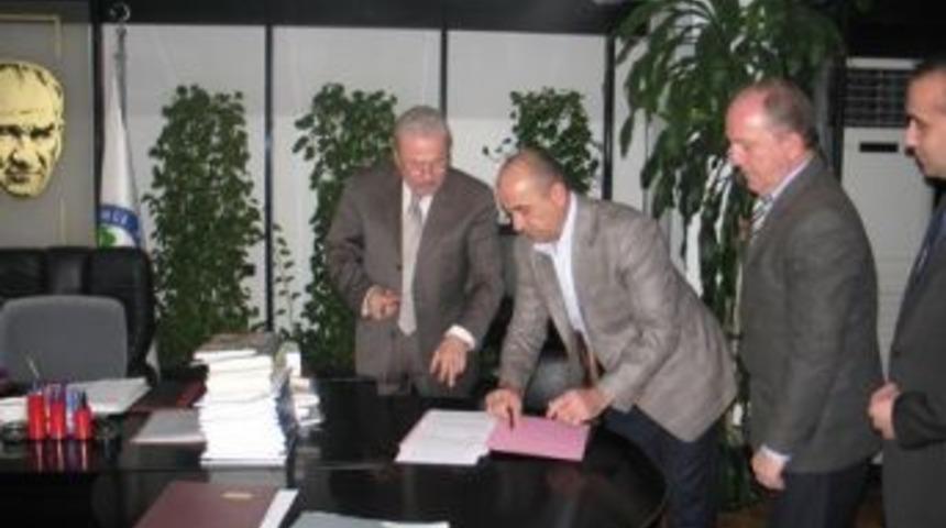 Akaryakıt Tesislerinin Kira S&ouml;zleşmesi İmzalandı