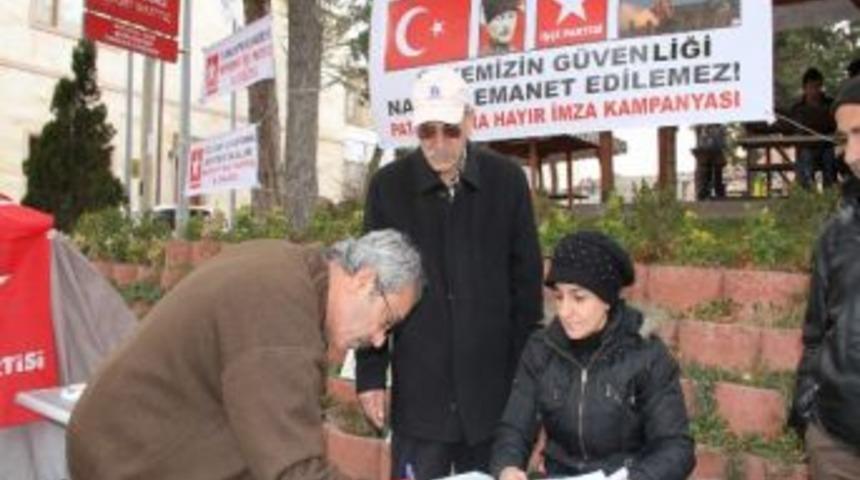 İş&ccedil;i Partisi&rsquo;nden &lsquo;patriotlara Hayır&rsquo; İmza Kampanyası