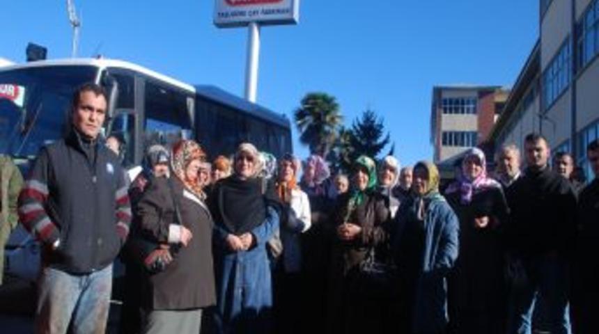 &Ccedil;ay Fabrikasının Taşınmasını Protesto Ettiler
