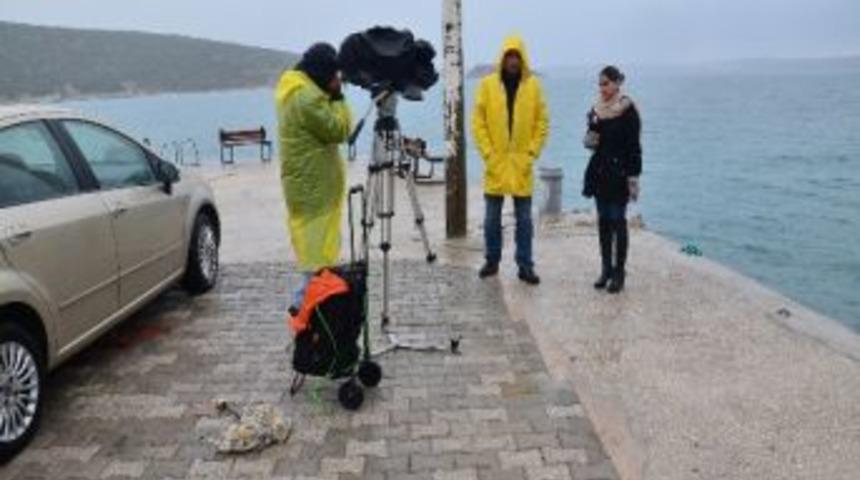 Gazeteciler Yağmurdan Nasibini Aldı