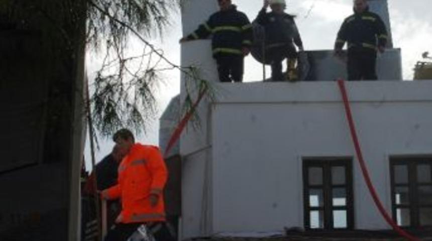 Baca Yangını Korkuttu