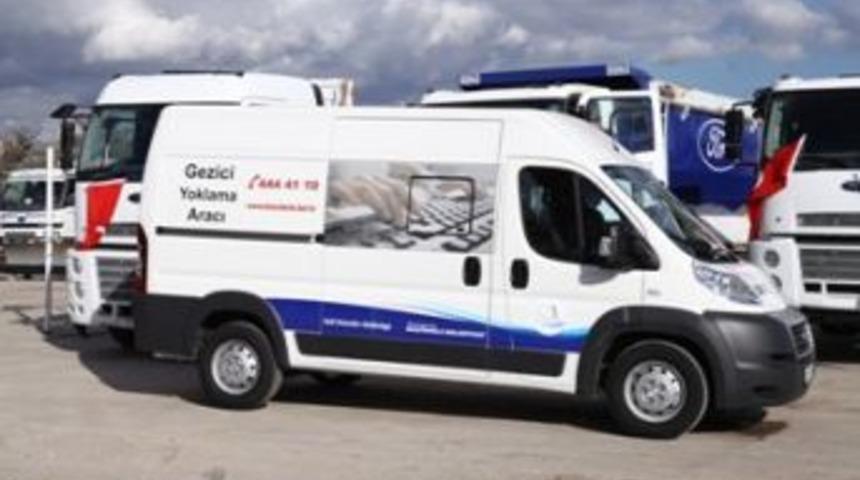 Gezici yoklama aracı &ccedil;alışmalara başladı