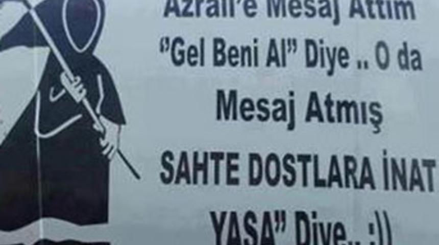 Sosyal medyadan son mesaj