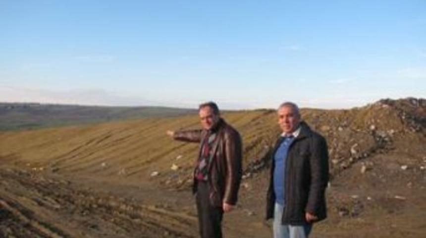 Dalgıç’tan eski çöplükte inceleme