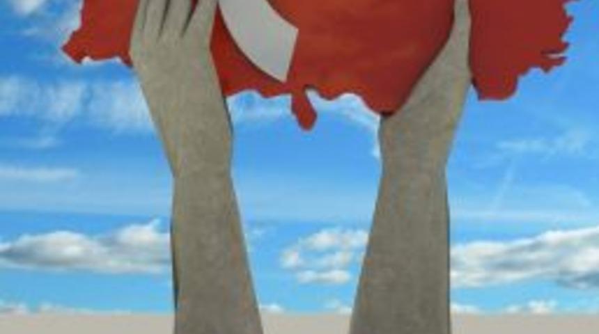 Kemer Meydanı&rsquo;na Ay Yıldızlı T&uuml;rkiye Haritası