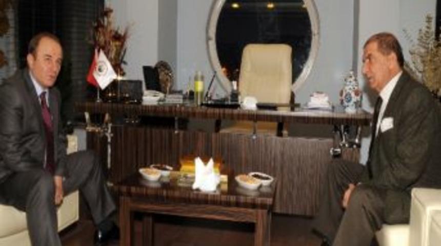 Erzurum Valisi &Ouml;zt&uuml;rk&rsquo;ten Baro Başkanı Terzioğlu&rsquo;na Nezaket Ziyareti