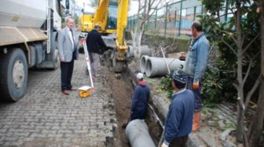 &Ccedil;aycuma Belediyesinden Yağmur Suyu &Ccedil;alışması