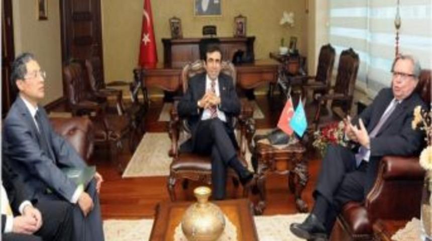 Meksika B&uuml;y&uuml;kel&ccedil;isi Garcıa Amaral&rsquo;dan G&uuml;zeloğlu&rsquo;na Ziyaret