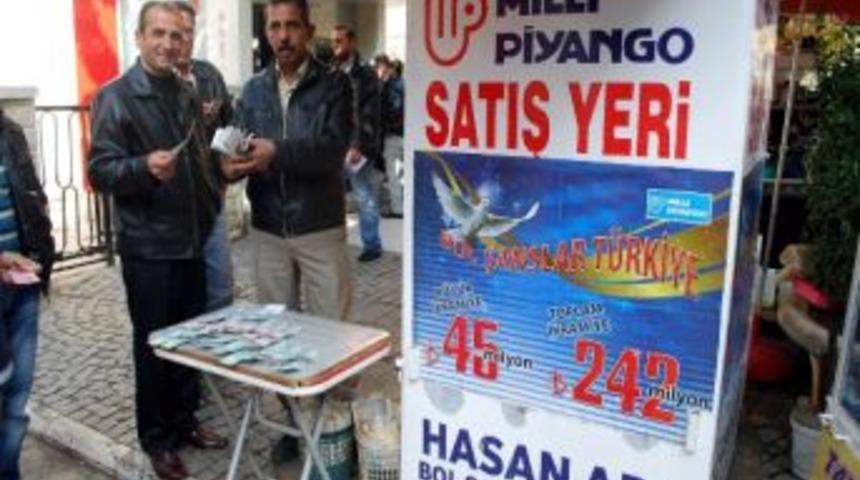 Salihli&rsquo;de Milli Piyango Biletlerine Yoğun İlgi