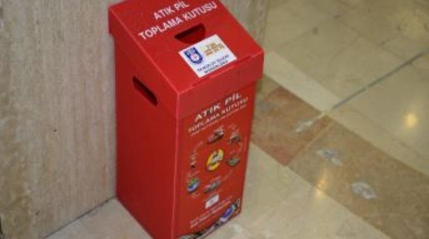 Karaman Belediyesi Atık Pilleri Topluyor