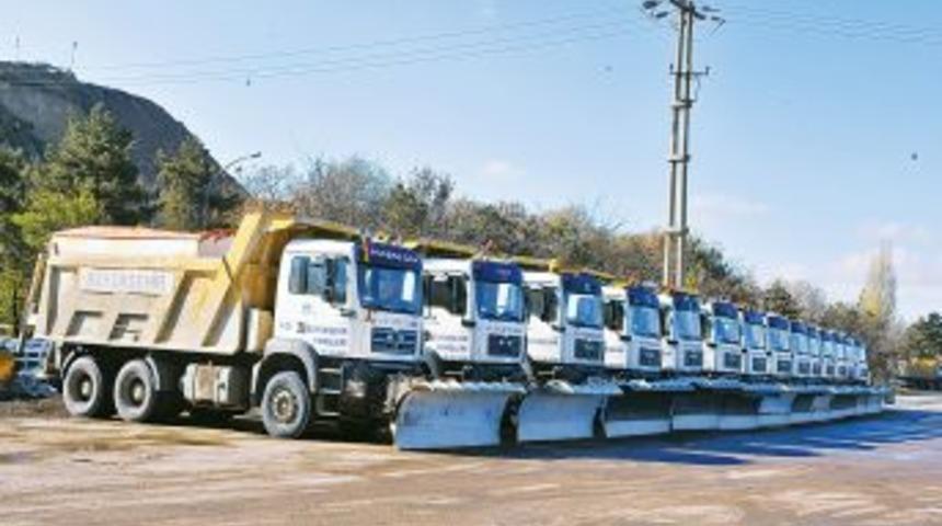 Ankara B&uuml;y&uuml;kşehir Belediyesi, Kış Hazırlıklarını Tamamladı