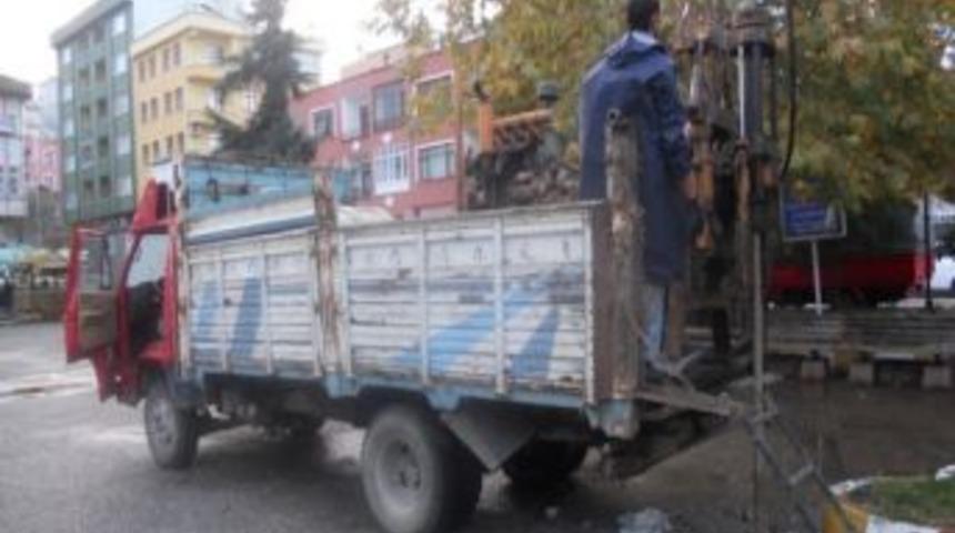 G&ouml;rele Cumhuriyet Meydanı&rsquo;na Otopark &Ccedil;alışması Başlatıldı