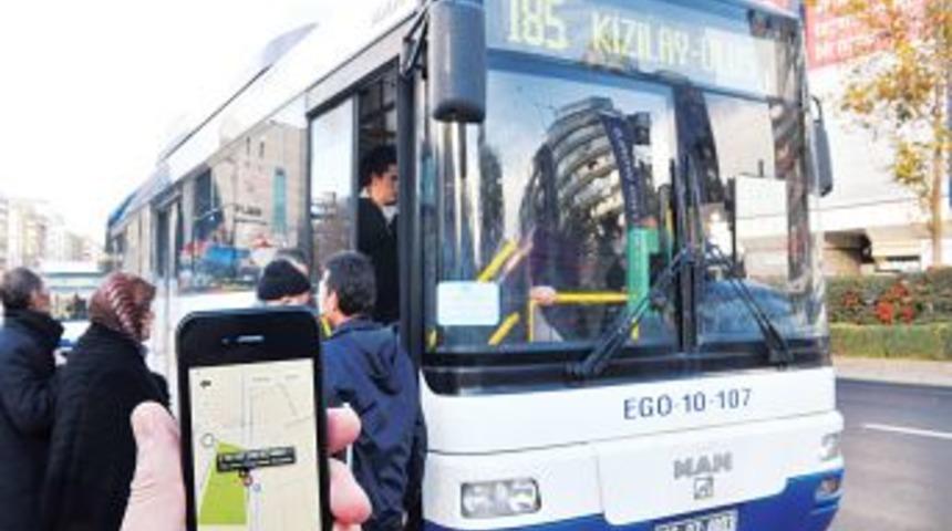 Başkentliler, EGO Otob&uuml;slerinin G&uuml;zergahını Cepten Takip Ediyor