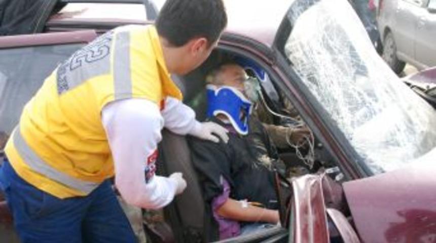 Samsun&rsquo;da Trafik Kazası: 7 Yaralı