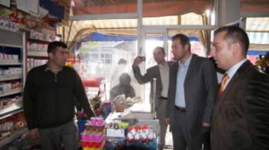 Narman'da Esnafa Sahte Para Test Kalemi Dağıtıldı