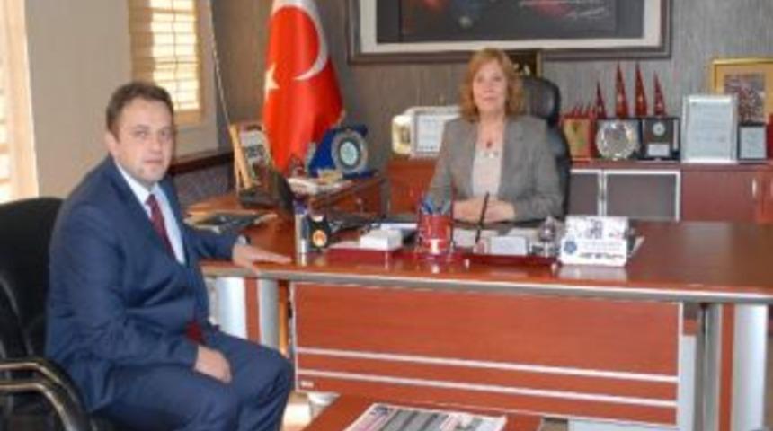 Bolvadin Sağlık M&uuml;d&uuml;r&uuml; Kandemir'den Başkan Kıl&ccedil;ık'a Ziyaret