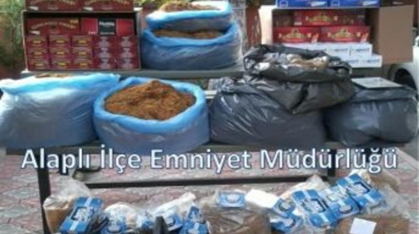 Alaplı Emniyeti'nden T&uuml;t&uuml;n Operasyonu