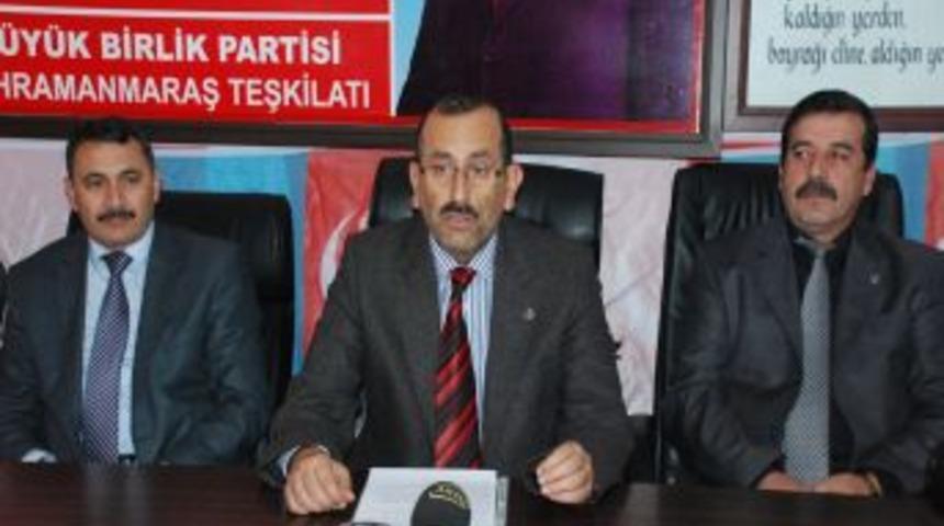 Kahramanmaraş BBP Il Ve Merkez Il&ccedil;e Teşkilatı Topluca Istifa Etti