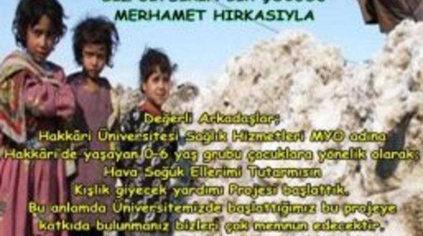 'hava Soğuk Ellerimi Tutar Mısın' Yardım Projesi