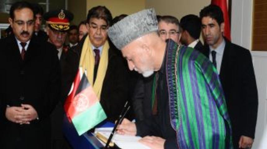 Afganistan Cumhurbaşkanı Karzai, Sivas'ta
