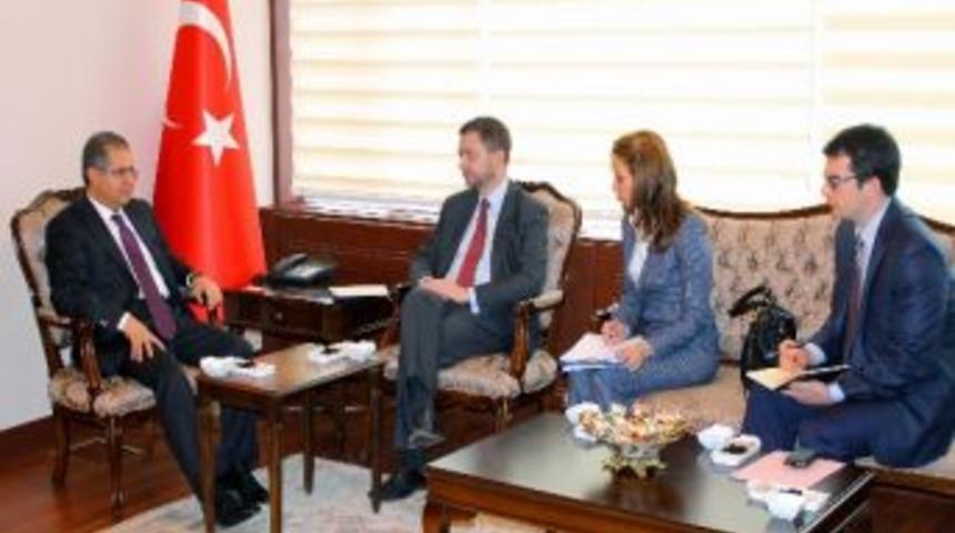 Siyasi İşler M&uuml;steşarı Miller, Vali Tapsız'ı Ziyaret Etti