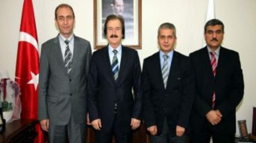 İl Afet M&uuml;d&uuml;rl&uuml;ğ&uuml;&rsquo;nden Rekt&ouml;r Kocacık&rsquo;a Ziyaret