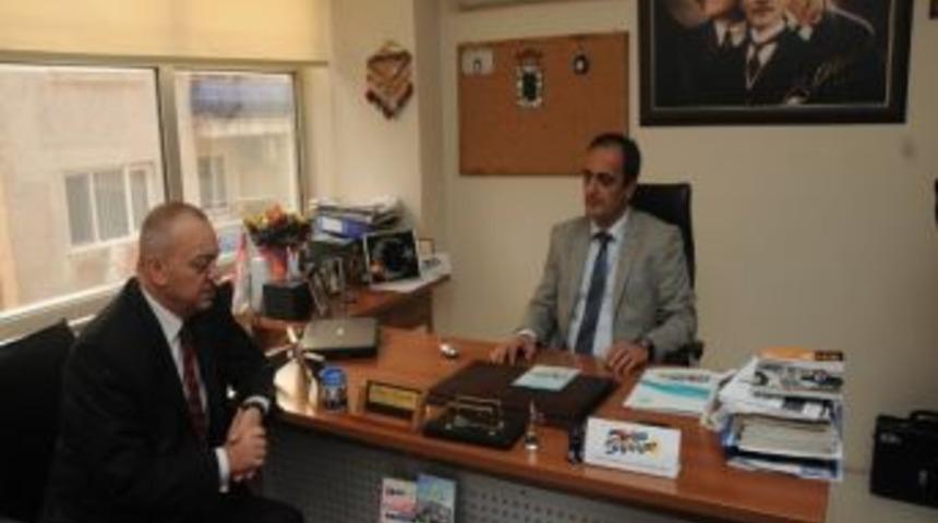 Başkan Erg&uuml;n'den &Ccedil;amlıoğlu&rsquo;na Hayırlı Olsun Ziyareti