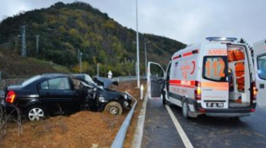 Alaplı'da kaza: 1 yaralı