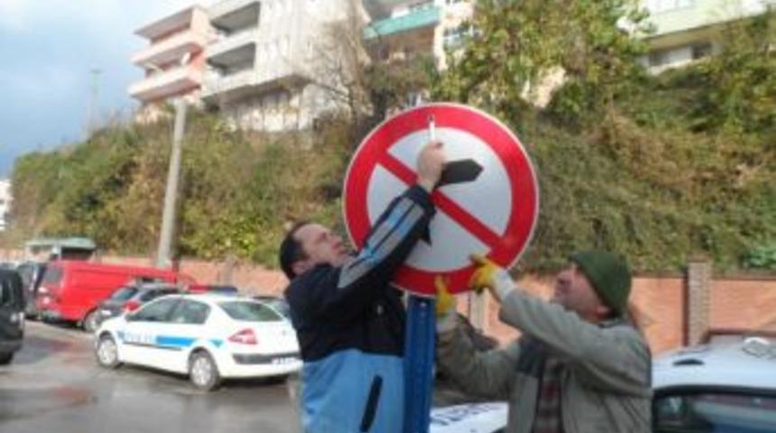 Alaplı'da tek y&ouml;n uygulamasına son verildi