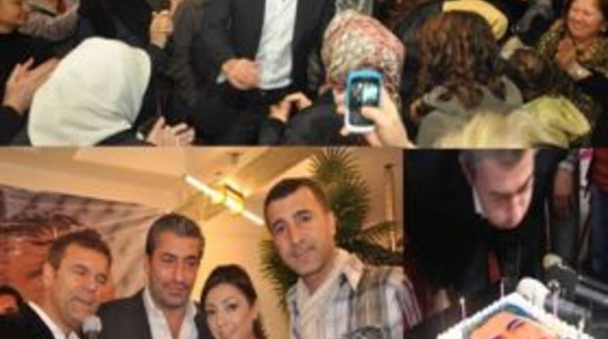 Petekkaya pazarda doğum g&uuml;n&uuml; kutladı.