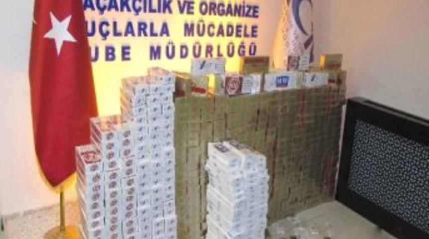 Samsun'da 6 Bin 330 Paket Ka&ccedil;ak Sigara Ele Ge&ccedil;ti