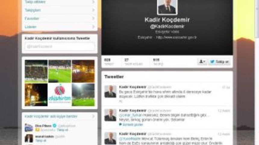 Vali Ko&ccedil;demir Kazadan Iki Saat &Ouml;nce Twitter'dan S&uuml;r&uuml;c&uuml;leri Uyarmış