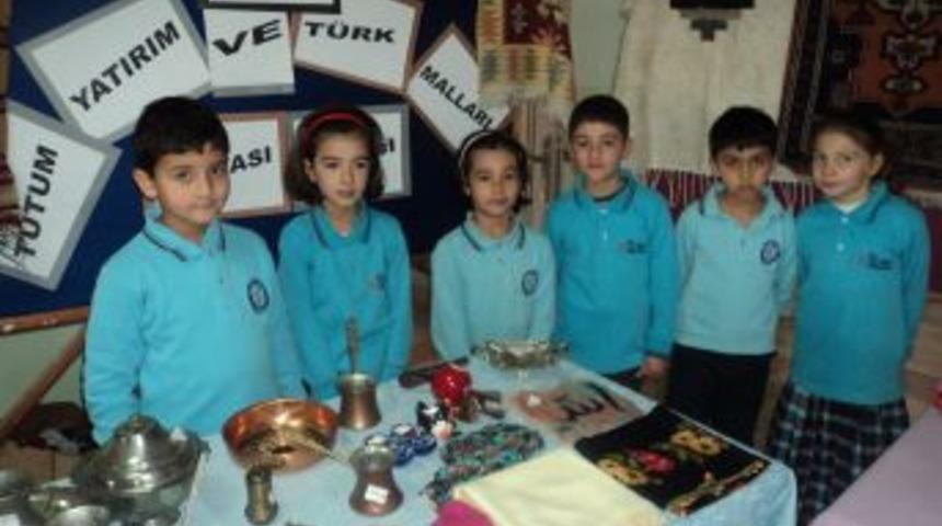 Aksaray &Ouml;zel Sema İlkokulu'nda Yerli Malı Haftası Kutlandı