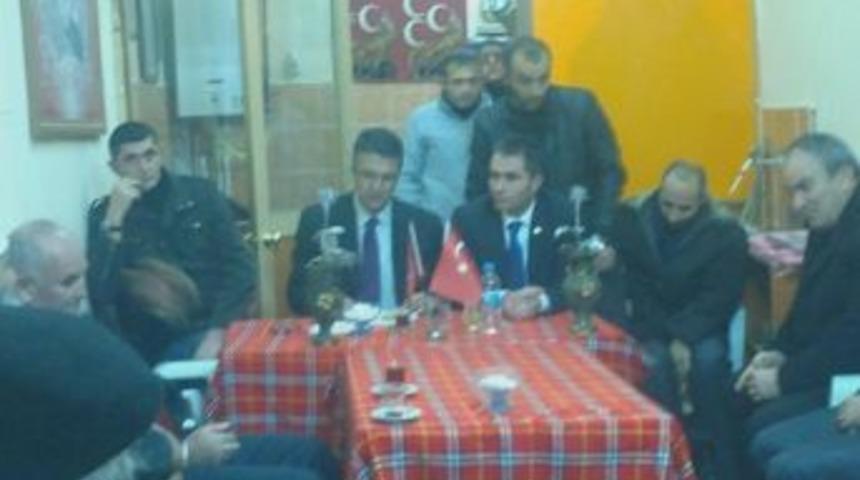Mhp Mkyk &Uuml;yesi Kamil Aydın, &Uuml;lk&uuml; Ocaklarında Partililerle Buluştu